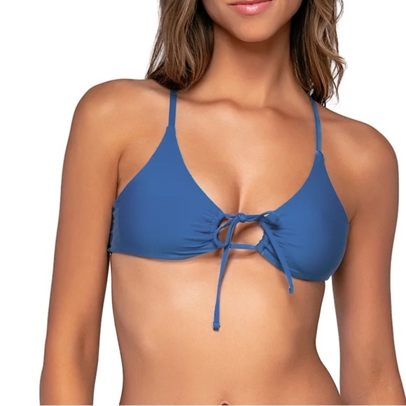 - Sperry Women's Blue Halter Bikini Set Size L 2 Piece Swimwear NWT - Picture 1 of 16